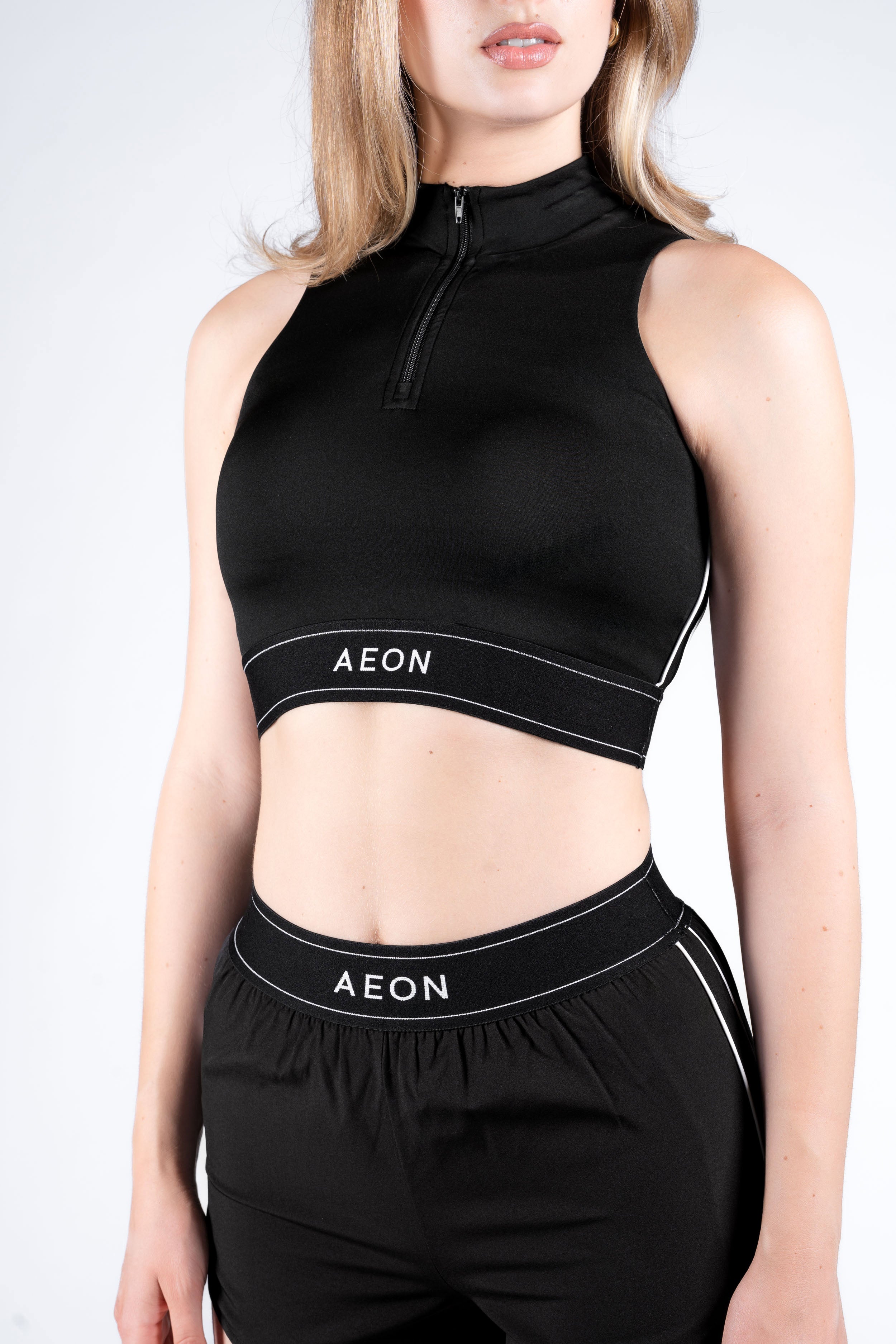 SECOND SKIN PRO POLUZIP TANK TOP