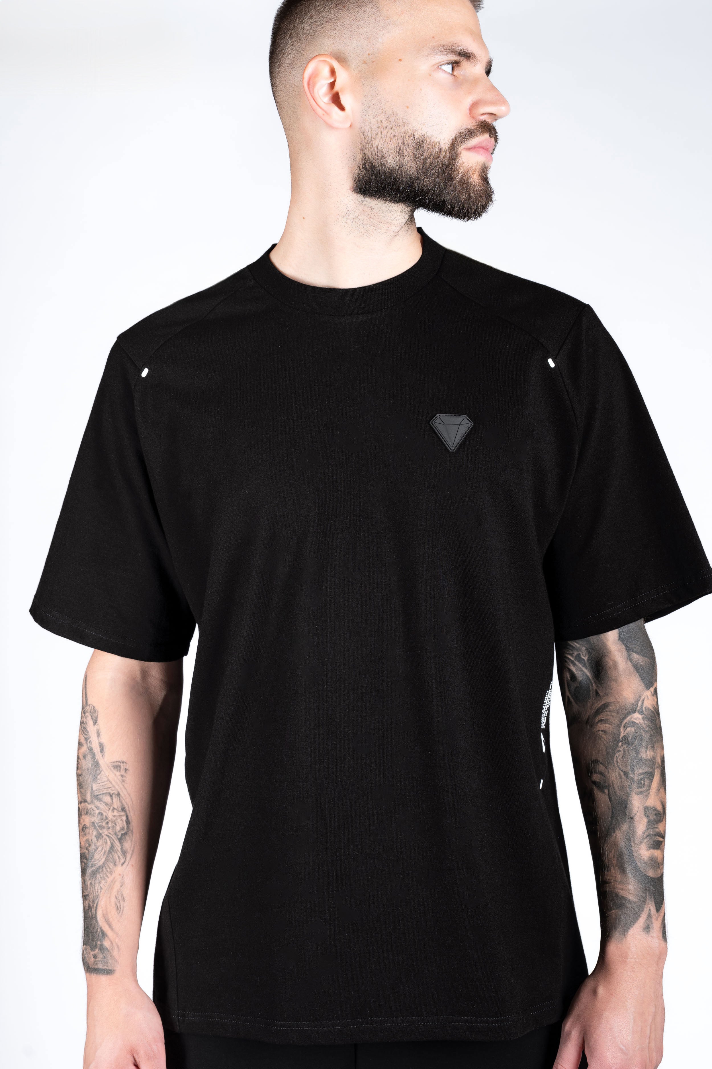 TECHPRO MUŠKI SHORT KOMPLET - BLACK (2-DJLENI)
