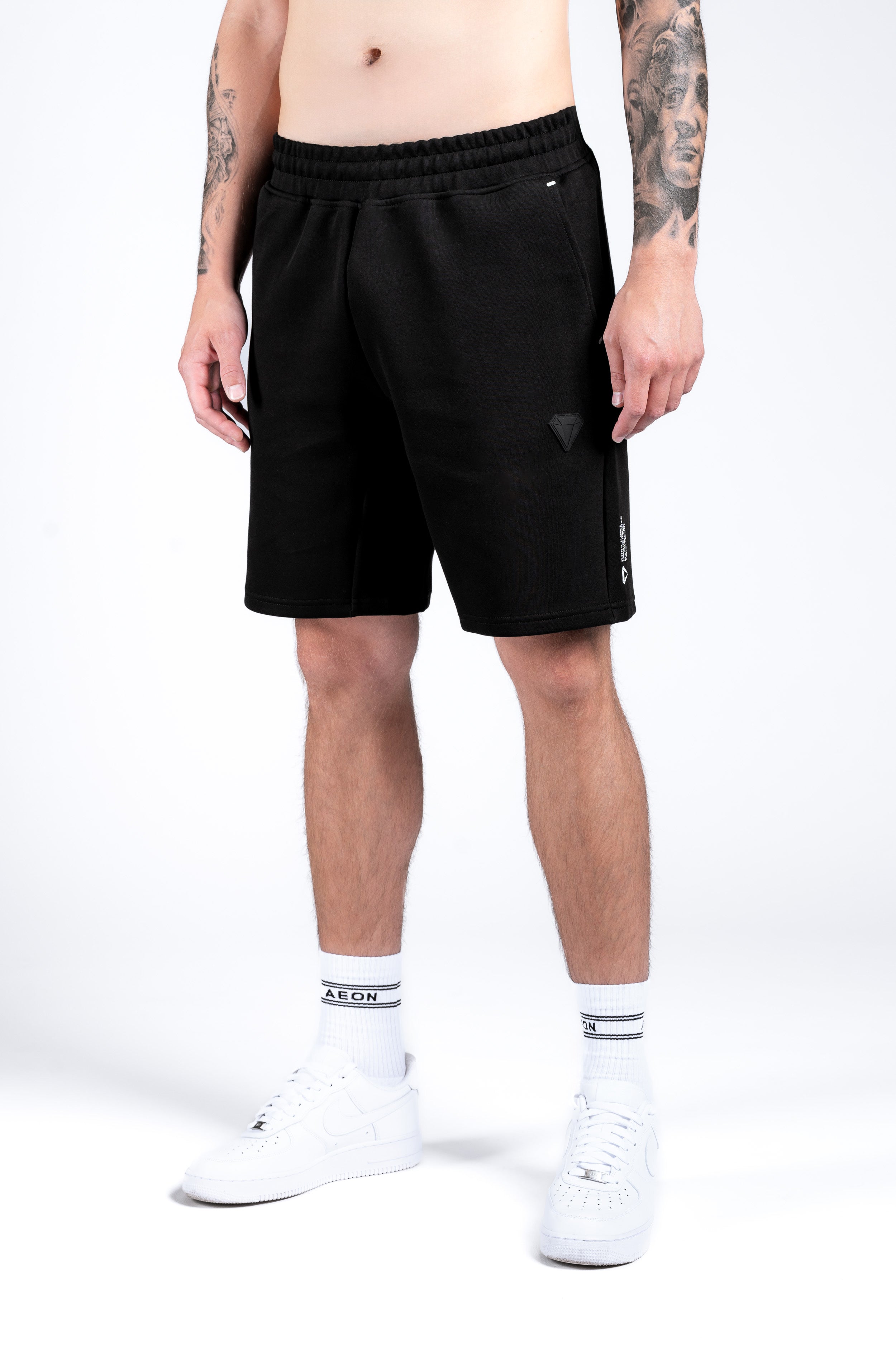 TECHPRO MUŠKI SHORT KOMPLET - BLACK (2-DJLENI)