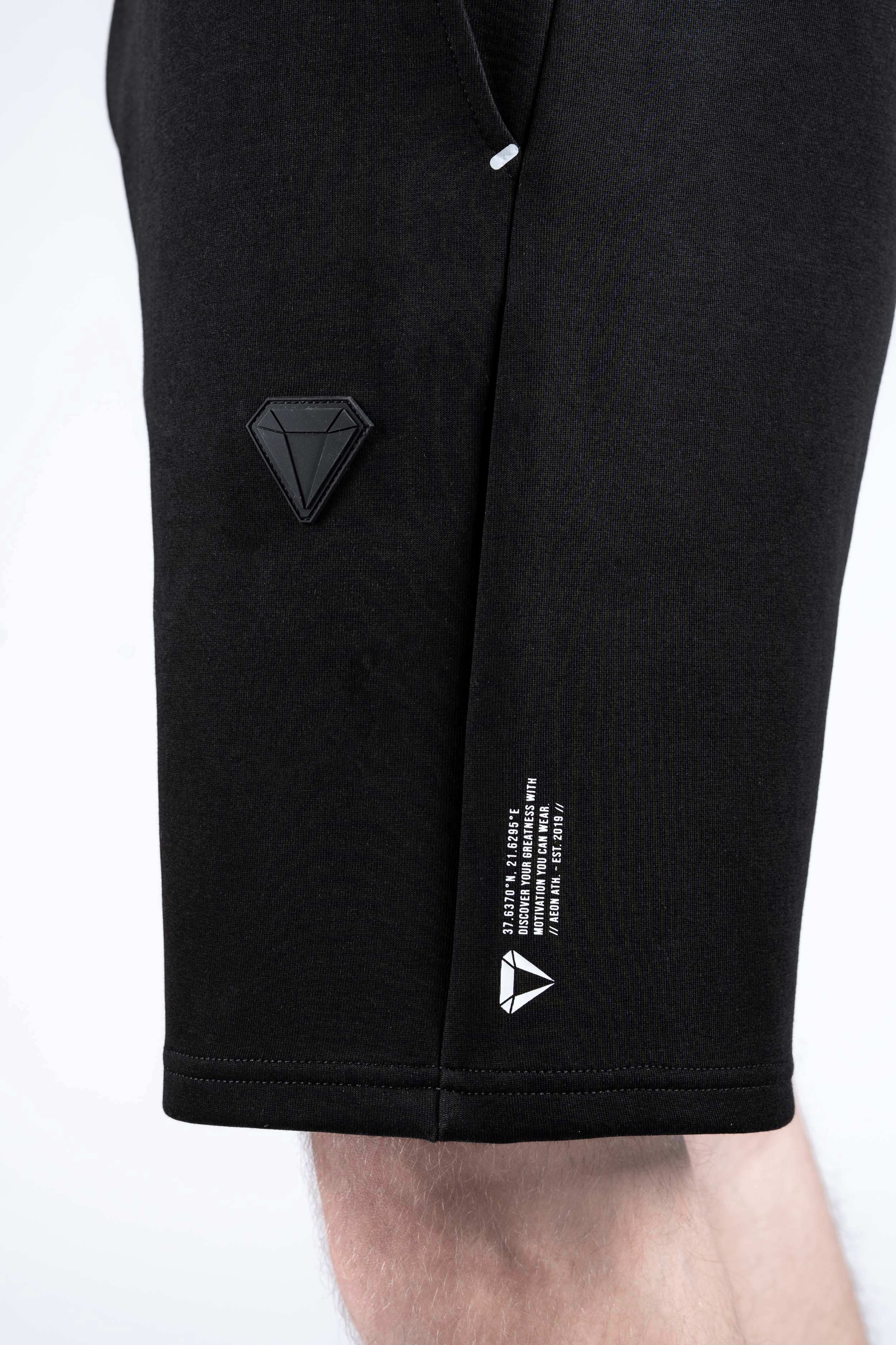 TECHPRO MUŠKI SHORT KOMPLET - BLACK (2-DJLENI)