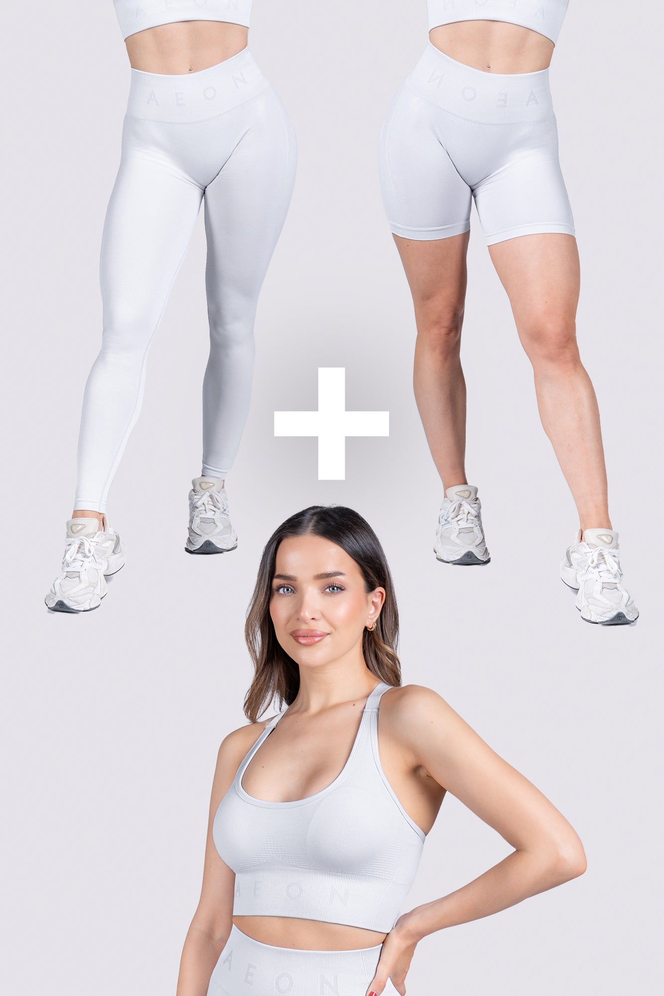 ELEVATE BUNDLE - HEATHER GREY (3 - PIECE) - Aeon Athletics