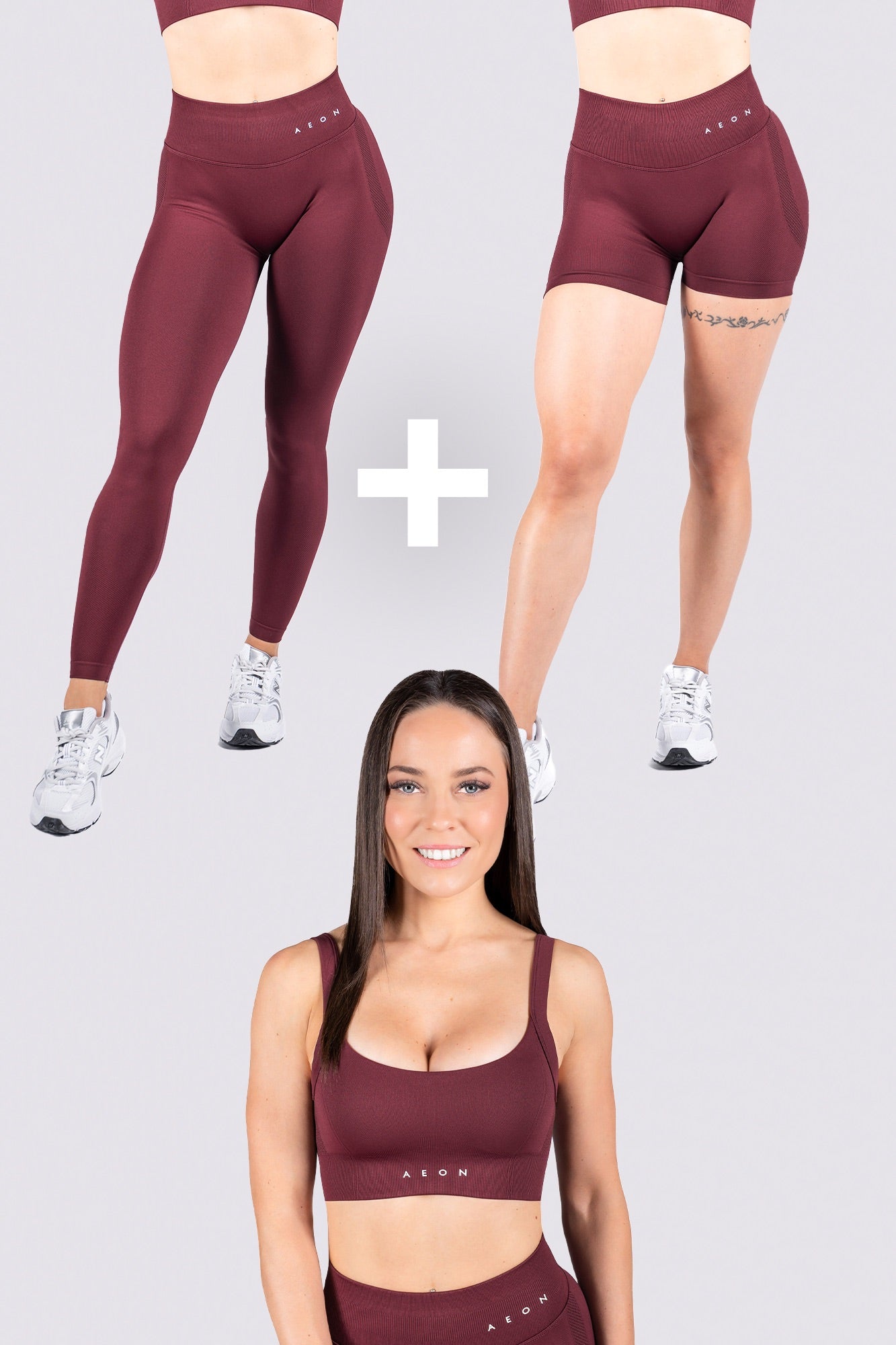 MOTION BUNDLE V2 - BURGUNDY (3 - PIECE) - Aeon Athletics