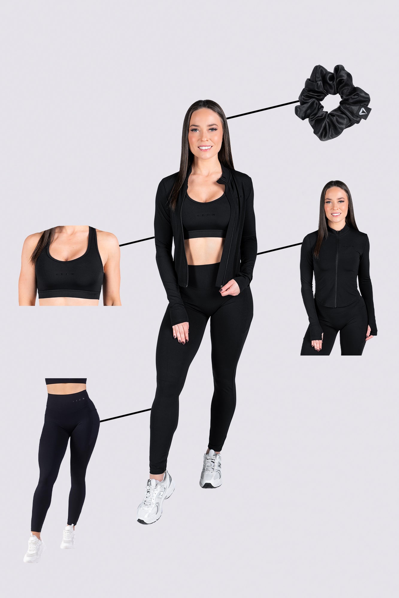 SECOND SKIN BUNDLE - BLACK (4 - PIECE) - Aeon Athletics