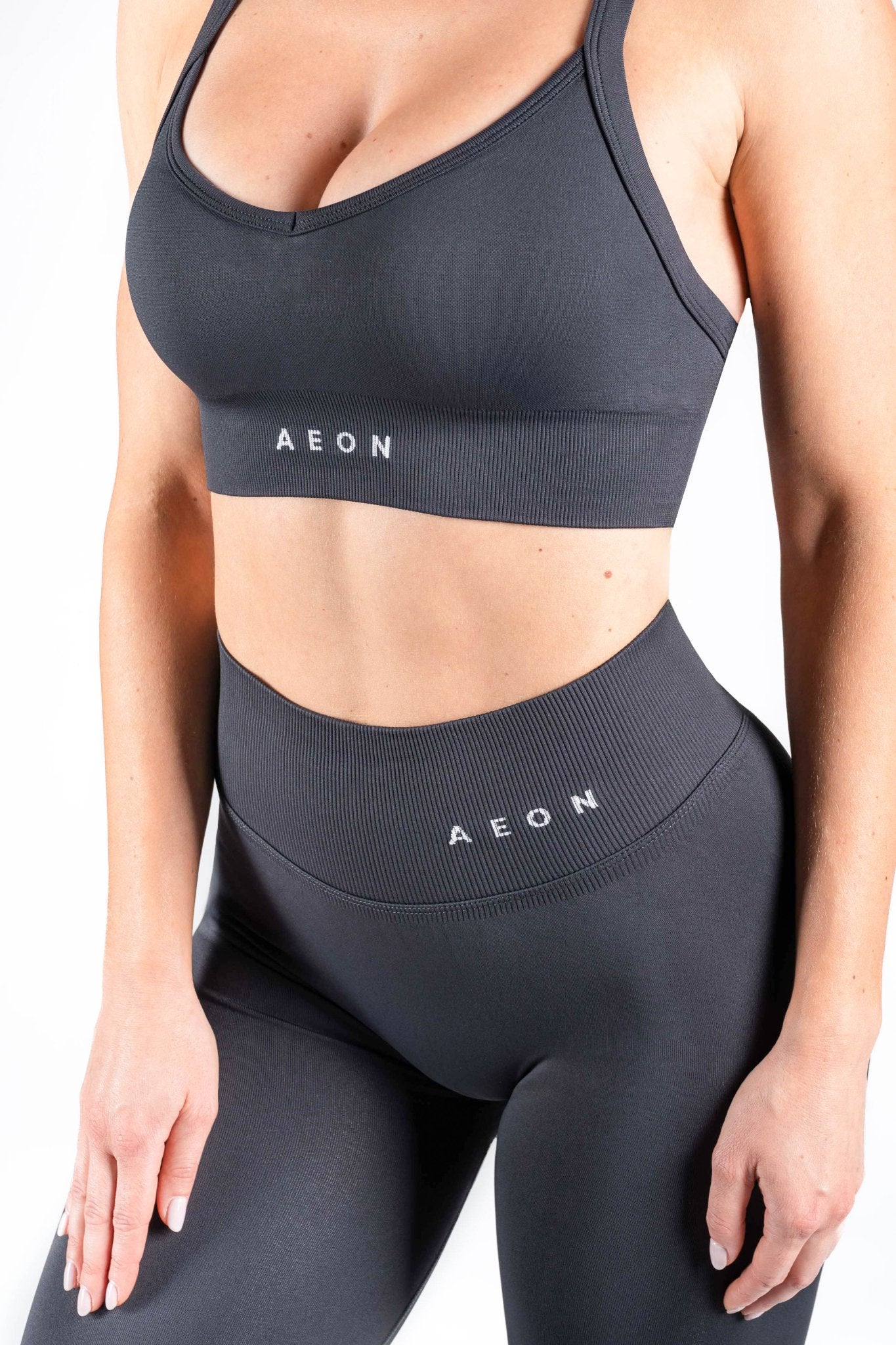 SIGNATURE SEAMLESS LEGGINGS BUNDLE - GRAPHITE & BURGUNDY & SAND (3 - PIECES) - Aeon Athletics