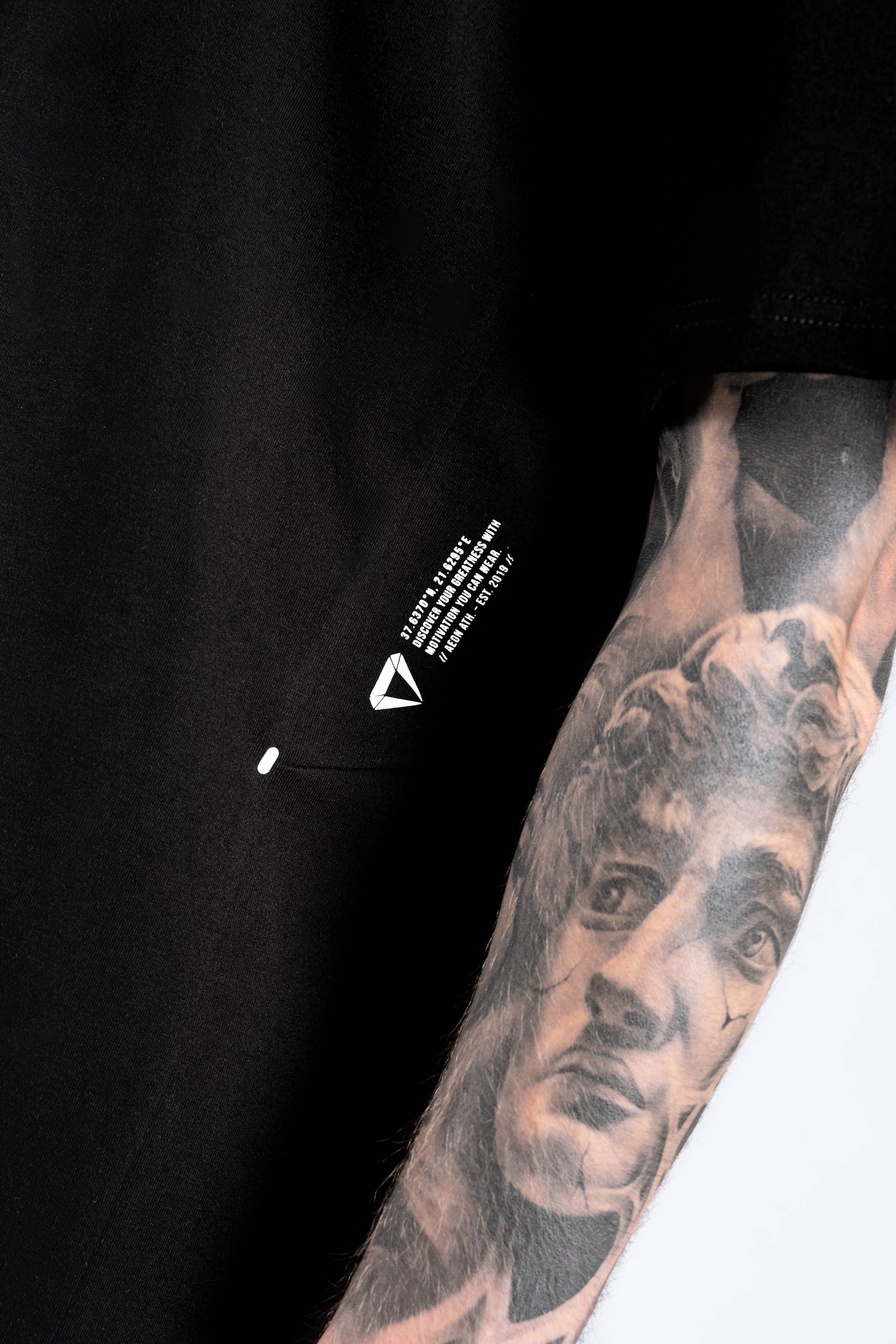 TECHPRO MUŠKI SHORT KOMPLET - BLACK (2-DJLENI)