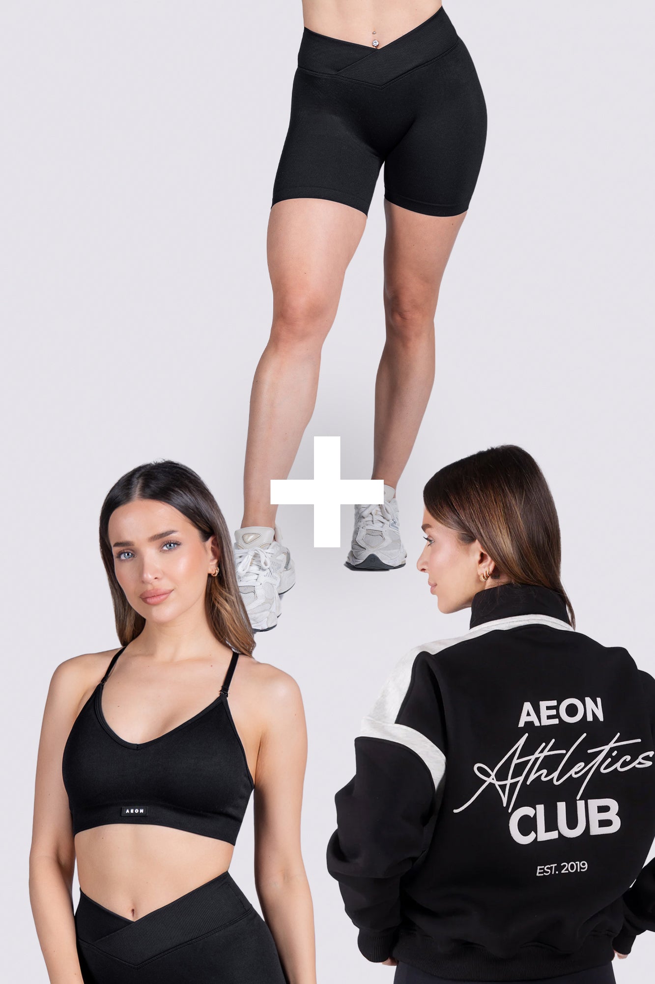 EMPOWER SHORT BUNDLE - ROYAL BLACK (3 - PIECE) - Aeon Athletics