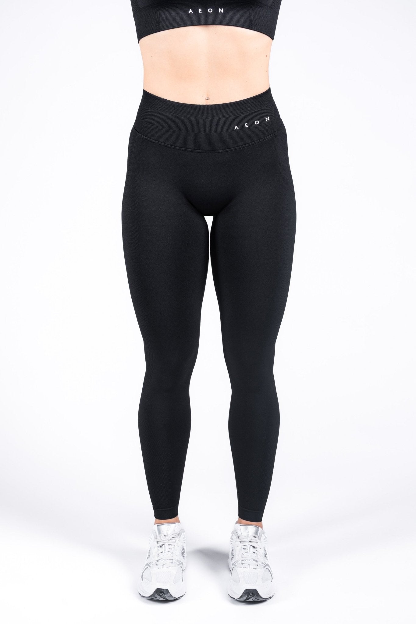 MOTION SEAMLESS LEGGINGS BUNDLE V2 - BLACK (3 - PIECE) - Aeon Athletics